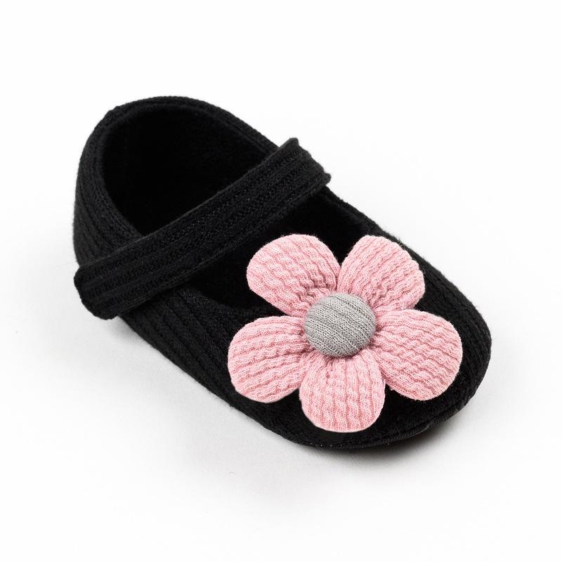 

От 0 до 1 года, женская осенняя детская обувь с цветочным принтом, обувь принцессы, детская обувь, шерстяная детская обувь на мягкой подошве 13