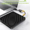 Useful DVD Burner Adapter  Strong Compatibility Universal External Optical Drive  USB3.0 Type-C Driver-free DVD Burner Adapter