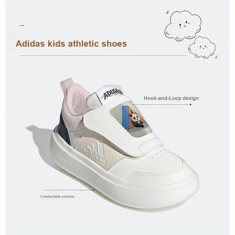Adidas Park St Trendy Comfortable Durable Low-Top Casual Shoes Kids Sneakers White Blue JH7139
