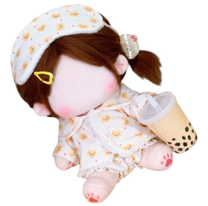 

AXLUCE Plush Clothes - 20cm Doll - Pajamas (Yellow)