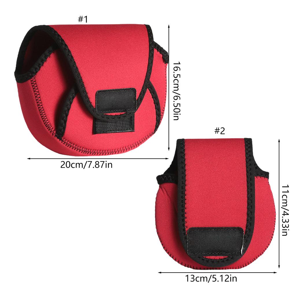 Fishing Reel Bag Protective Cover Baitcasting Trolling Fishing Reel Protective Case Spinnings Reel Storage Case Pouches