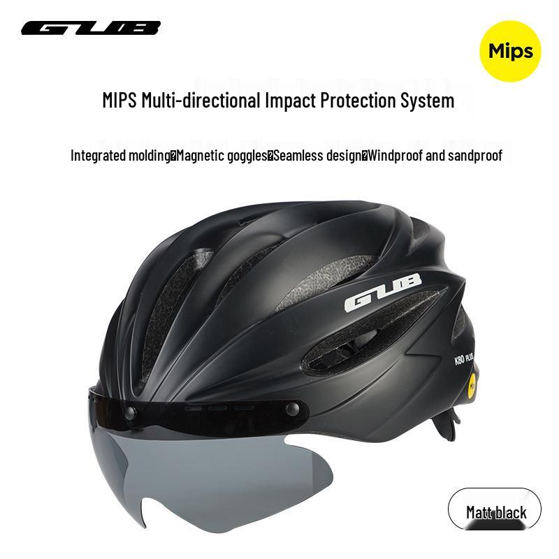 GUB MIPS Cycling Helmet with Goggles for Mountain & Road - Unisex One Size