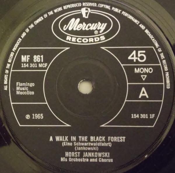 

7inch Record HORST JANKOWSKI ORCHESTRA - A Walk In The Black Forest MF861 Mercury 1965 UK Jazz Used