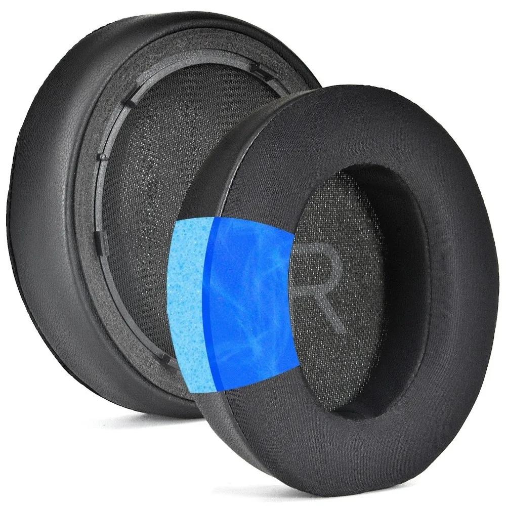 1 Coppia Cuscinetti Auricolari di Ricambio per Cuffie Schiuma Spugna Gel Raffreddante Cuffie Paraorecchie Pelle Proteica per Anker Soundcore Life Space Q45