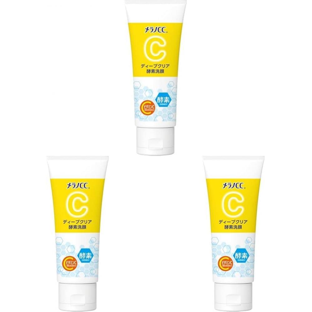

Melano CC Deep Clear Enzyme FaCe Wash 130g Enzyme X Vitamin C Cleansing Foam Pore Care X3