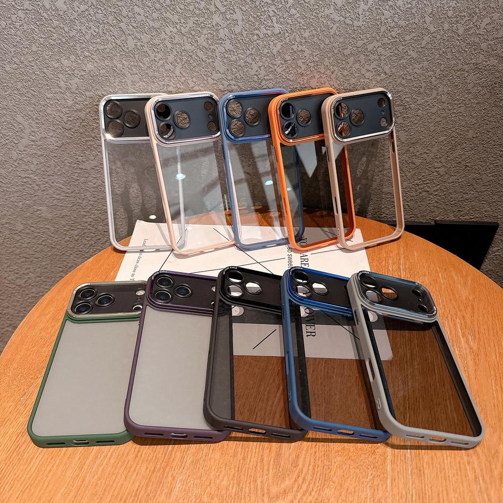 Metal Eagle Eye Lens Suitable for IPhone17PROMAX Transparent Mobile Phone Case Apple 16 High End Sense Anti Fall Hard 15
