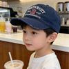 2026 Spring/Autumn Kids' Retro Embroidered Baseball Cap - Korean Style Duckbill Sun Protection Hat for Boys & Girls