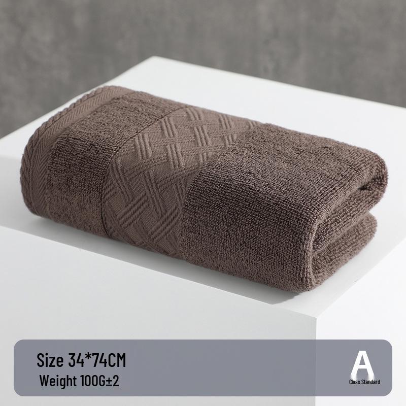 100% A-Grade Antibacterial Cotton Bath Towel - Thick, Soft, Absorbent, Quick-Drying, Adult Size Washcloth