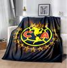 Club Amrica Flannel Blanket Soft Warm All-Season Throw, Design for Camping, Car Travel, Hiking Sofa, Bed, Office Perfect Gift for Parties