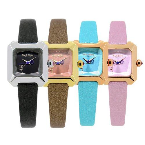 [Paul Brial] Paul Brial Strasbourg Leather Watch PB8024 PB8024GDCH