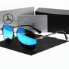 Ochelari de Soare de Modă Benz pentru Bărbați, Polarizați, Aviator, pentru Condus, Protecție UV400 - Prima imagine prevalează