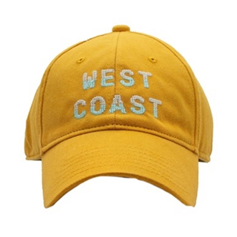 Hadinglein Adult`S Hats West Coast Baseball Hat - Gold