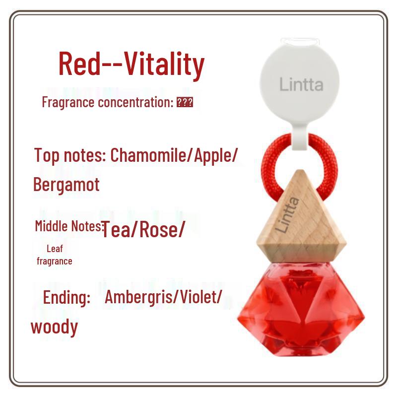 Long-lasting Car Pendant Air Freshener - Premium Fragrance Essential Oil for Interiors