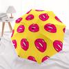 1pc Lips Pattern Automatic Folding Umbrella, Portable & Foldable Design with 8 Ribs, Casual Outdoor Accessory yy250729052