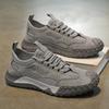 Labor Insurance Shoes Men's Shoes Summer Breathable Mesh Hollow Mesh Shoes Sports Shoes Non-slip and Wear-resistant Casual Outdoor Work Board Shoes