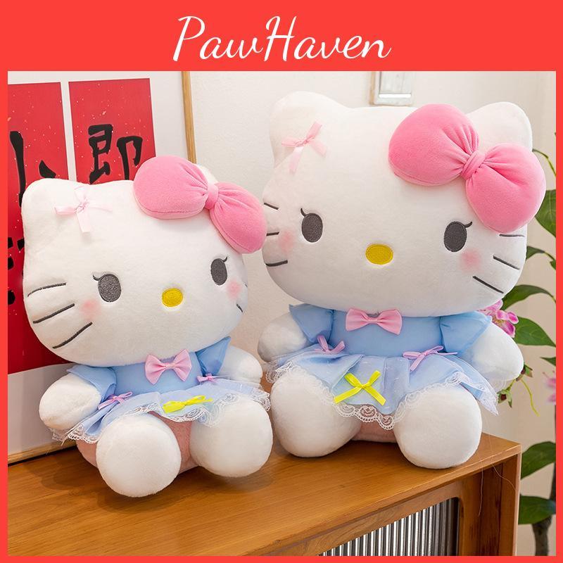 Cute Bow Dress Plush Doll Toy Pillow Children Toy For Kid Gift