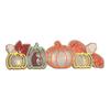Cozy Autumn Atmosphere Lights Fall Thanksgiving LED Tabletop Decor, Maple Leaf Harvest Themed Lighted Wooden Holiday Window Sill Ornaments Centerpiece