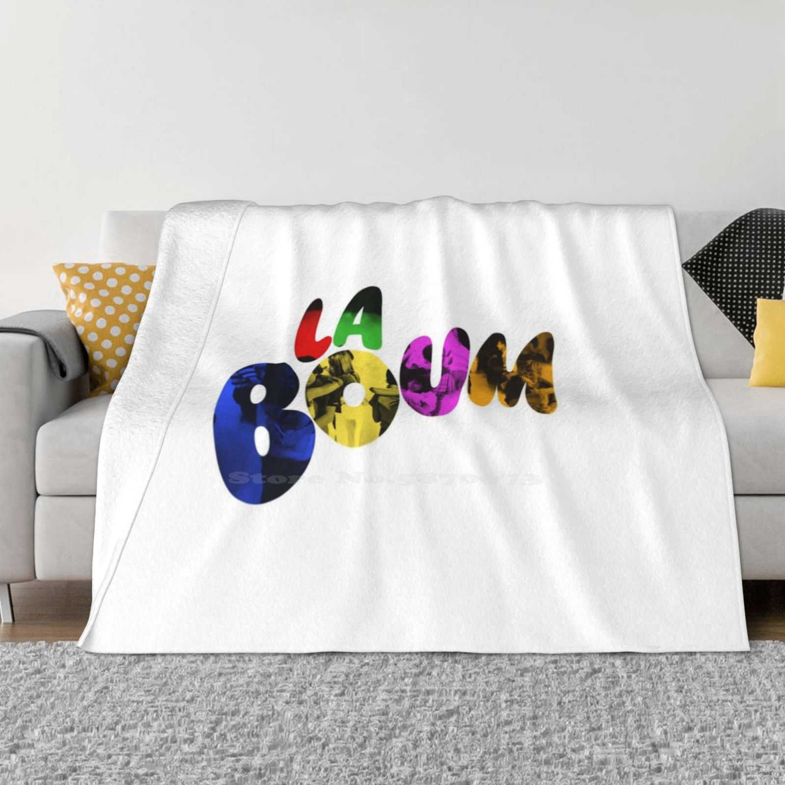 

La Boum New Selling Custom Print Flannel Soft Blanket Sophie Marceau Bukimon The Party La Boum France French 1980 30x40in