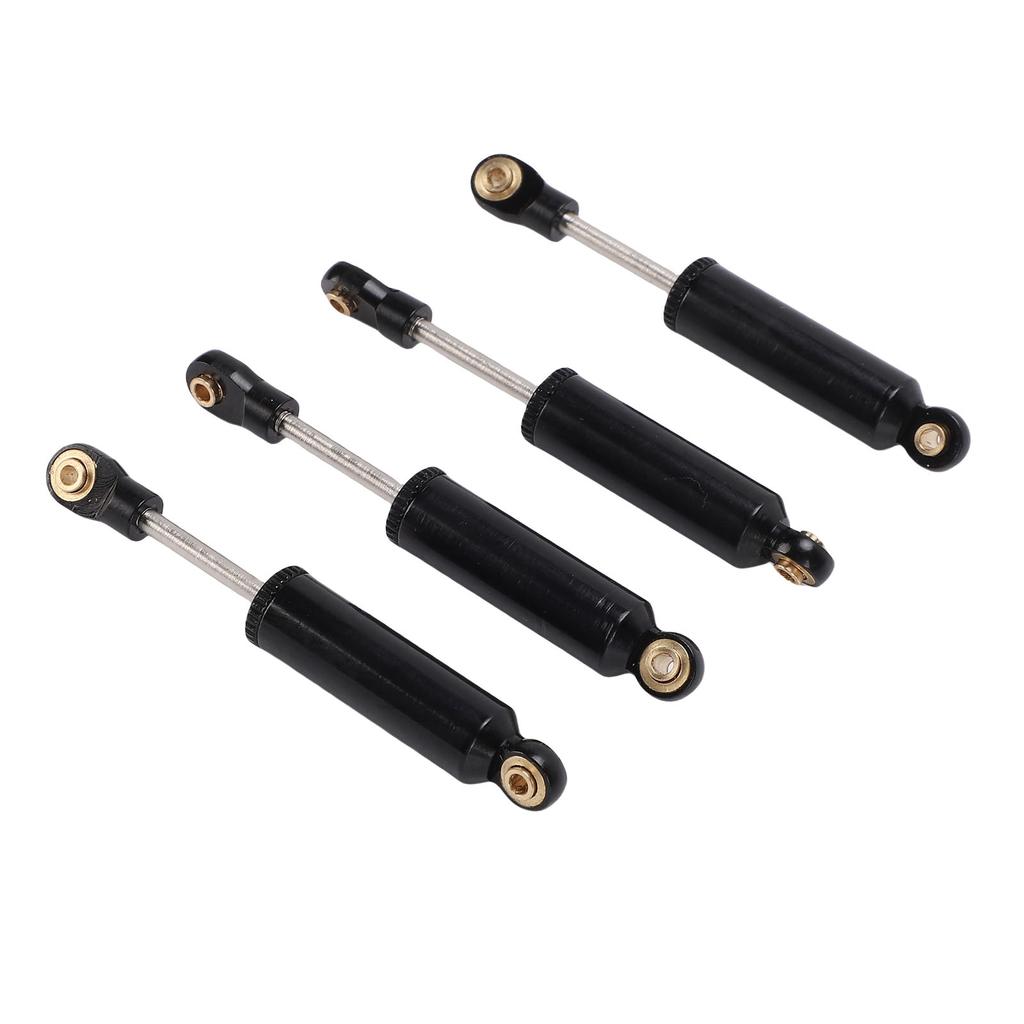 4PCS Shock Absorbers Fit for   1Celsius18 Scale RC Crawler Car Internal Spring Shock Dampers with Screws Washers 59mm Black