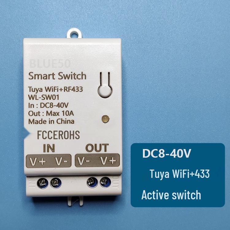 Tuya WiFi Smart Switch: 12V/24V Constant Voltage with WiFi and 433 Remote Control for Door Lock or Light Modification