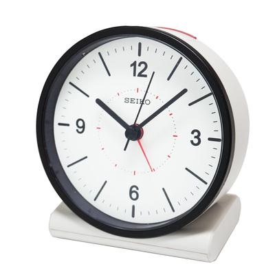 Uhr Seiko Uhr Wecker Radio Analog Weiß KR328W SEIKO