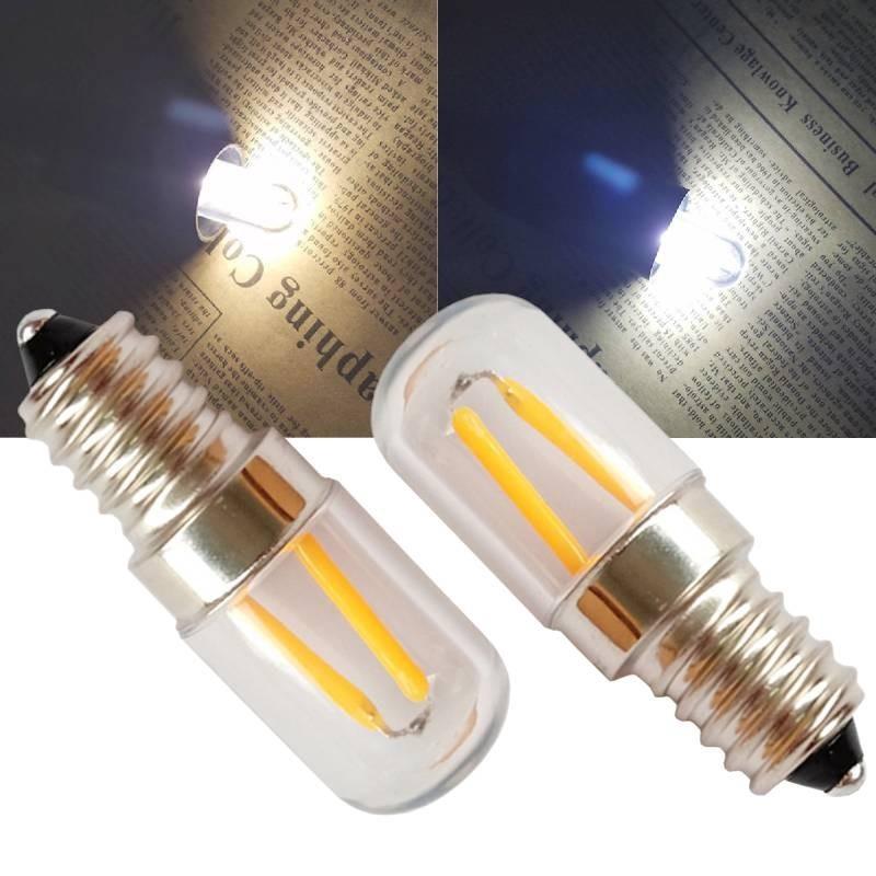 Led E14 Fridge Bulb Pygmy Small Screw Cool Warm White Fits Salt Lamps 220v Home