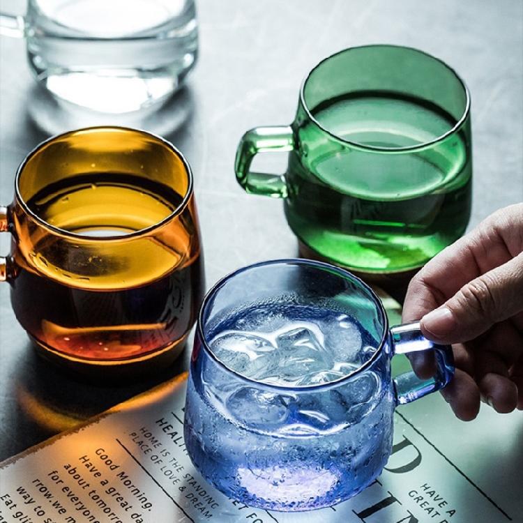 Frühstückstasse Haushalts-Wasserbecher Glasmaterial Geeignet für Milchkaffee