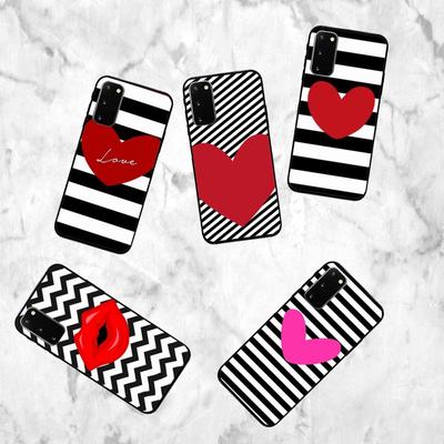 Stripe Phone Case For Samsung Galaxy S7 Edge Plus S9 S20Plus S20ULTRA S10lite S225G S10 Case