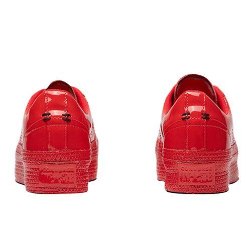Converse One Star Platform Ox Cherry Red Women's 562606c