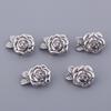 5Pak Rose Flower Magnetic Clasps DIY Armbånd Kroker Endespenne smykker