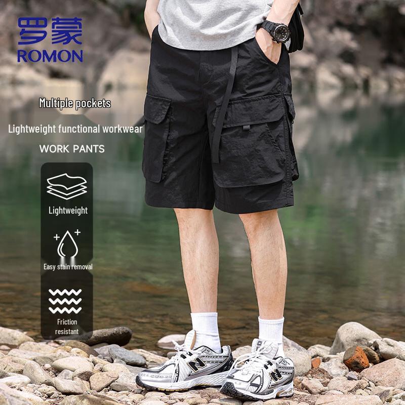 ROMON Men s Loose Fit Cargo Shorts 3XL