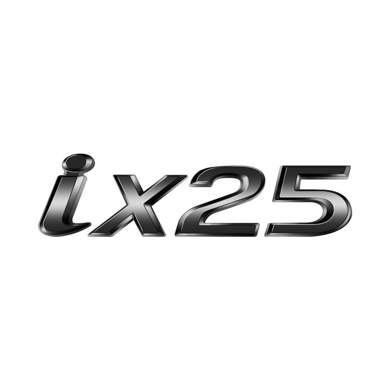 Car Sticker For I30 I40 I10 I20 Ix25 Ix35 N Line Glossy Black Logo Letter Decoration Emblem Rear Trunk Badge Auto Accessories