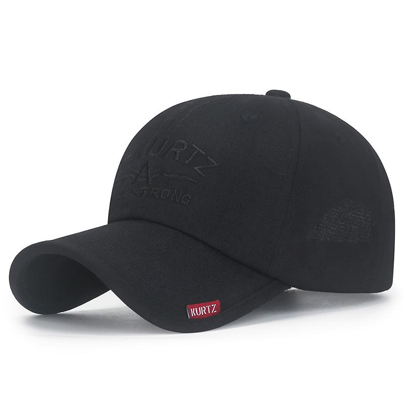 New Red Label Soft Top Baseball Cap Fashion Embroidery Young Men and Women Student Visor Casual Spring and Summer Hat