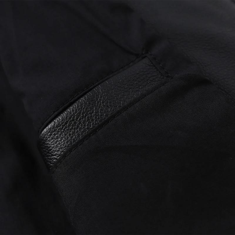 Chinese Size Men's Genuine Leather Jacket 100% Natural Cowhide Leather Coat Men Skin Clothing Autumn Spring Asian Size S-6XL