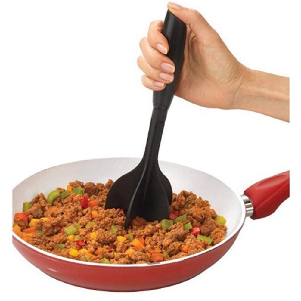 For Hamburger Meat Ground Beef Turkey Non-stick Cookware Masher Home Food Tool Meat Chopper