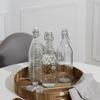 1L Glass Bottle, Smooth Design, With Clip-On Cap