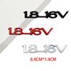 Für ASTRA-1.6 ZAFIRA Optima Corsa Insignia Vectra 3D Metall 1.8-16V Emblem 1.8 16V Logo Heckklappe Heckklappe Abzeichen Aufkleber Dekoration