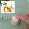 Anxiety Relief Clicker Dumpling Keyboard Fidget Toy Crisp Sound Stress Cute Portable Steamed Bun Keychain for And Focus