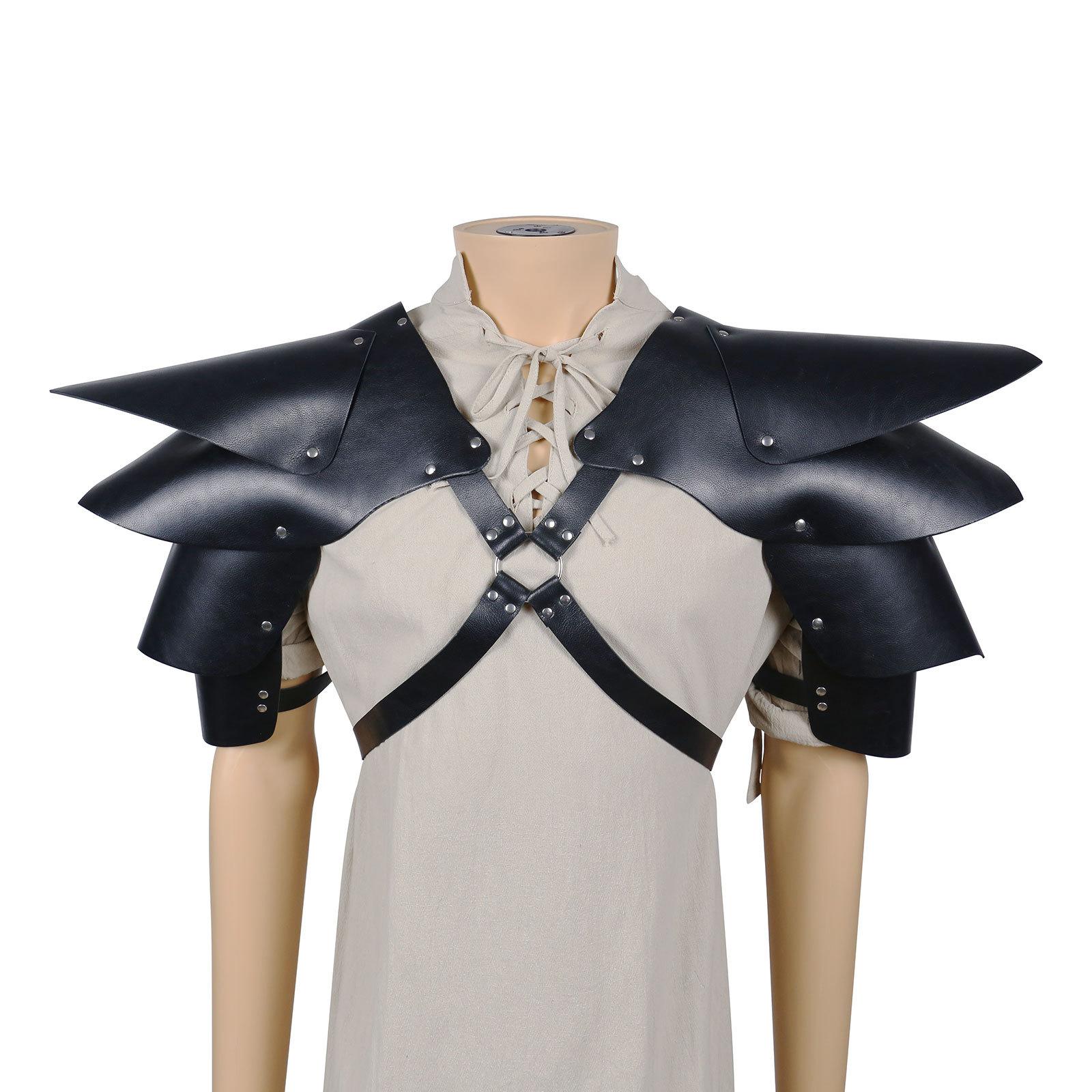 

Средневековый Викинг Рыцарь Широкий Пояс Поясная Печать Наплечники Наплечники Угол Косплей Одежда Аксессуары для Переодевания