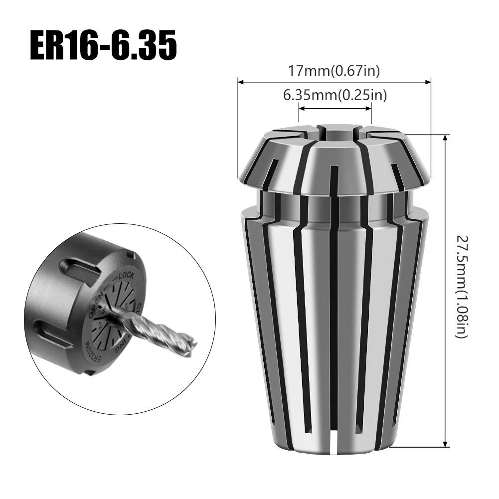 ER collet high precision spring chuck numerical control CNC tool holder machining center ER16ER20 fixture engraving machine chuck