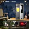 Portable Magnetic DC-02 EDC Flashlight Super-Thin Rechargeable Super-Thin Flashlight Built-in Battery Mini Flashlight Work