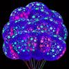 20Pcs Fluorescent Balloon Glow In The Dark Neon Glow Latex Balloons For Wedding Birthday Glow Party Decor