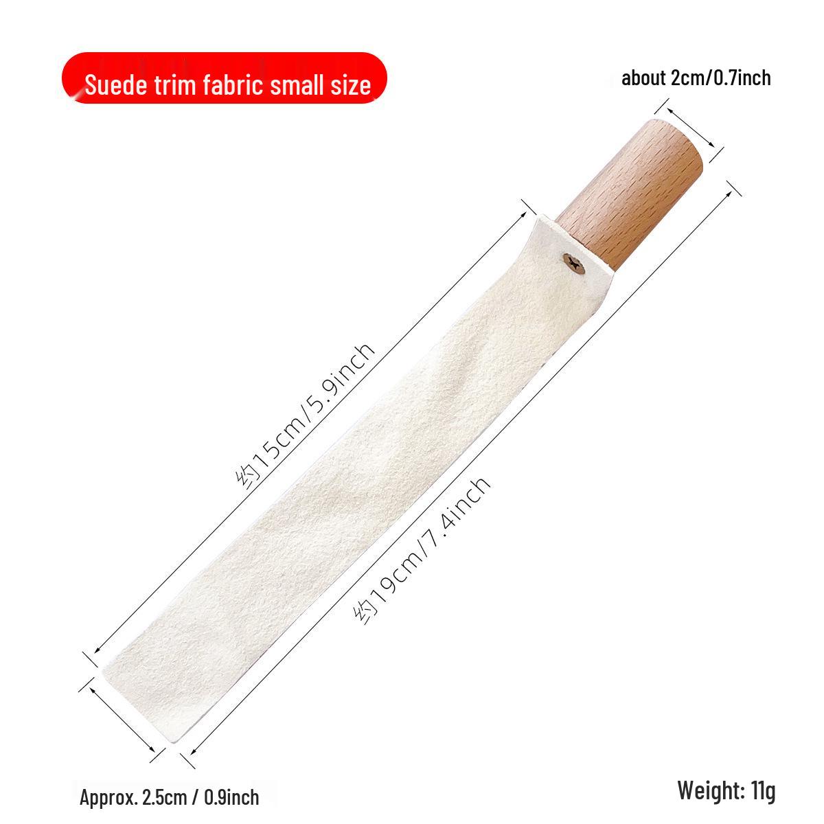 

Ceramic Pottery Trimming Tool with Suede Cloth Strip for DIY Crafts