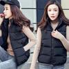 Winter Ärmellose Jacke Damen Kapuzenpullover Daunenweste Entendaunen Puffer Weste Leichte Winddichte Pufferjacke