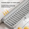 New Anti-slip Sink Drain Pad Silicone Splash-proof Countertop Drain Pad Anti-slip Narrow Edge Sink Water Absorbent Tray Kitchen