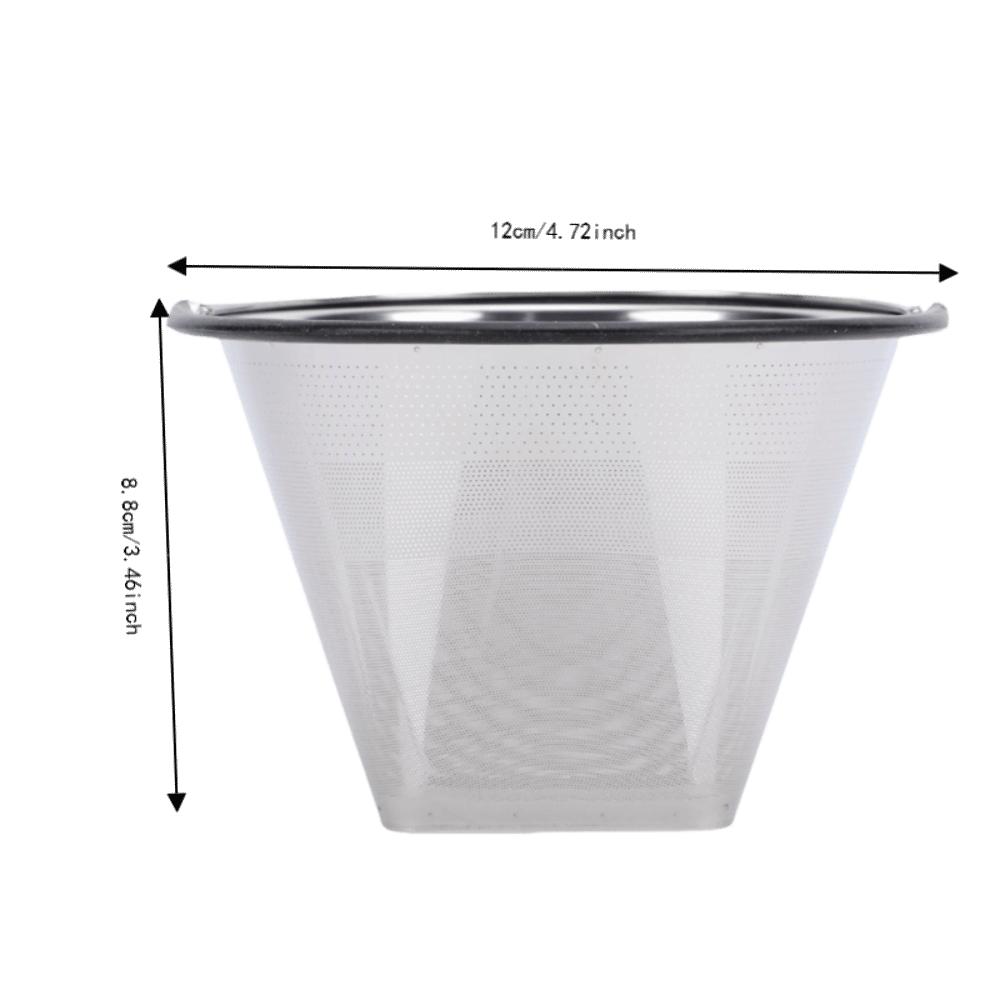 Stainless Steel Coffee Maker Filter Reusable Coffee Filter Basket Home Coffee Brewing