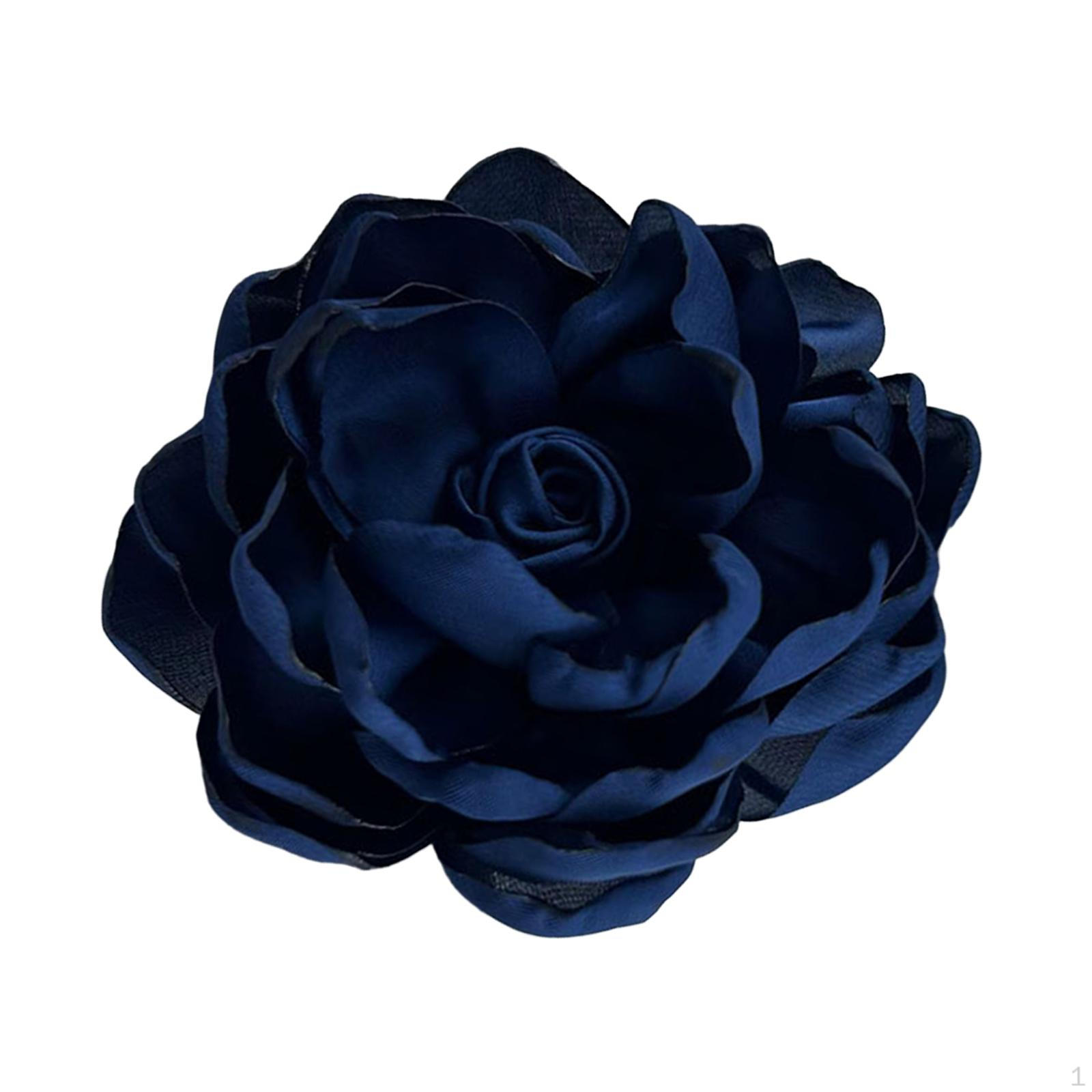 

Floral Brooch Pin for Formal Occasions Deep Blue