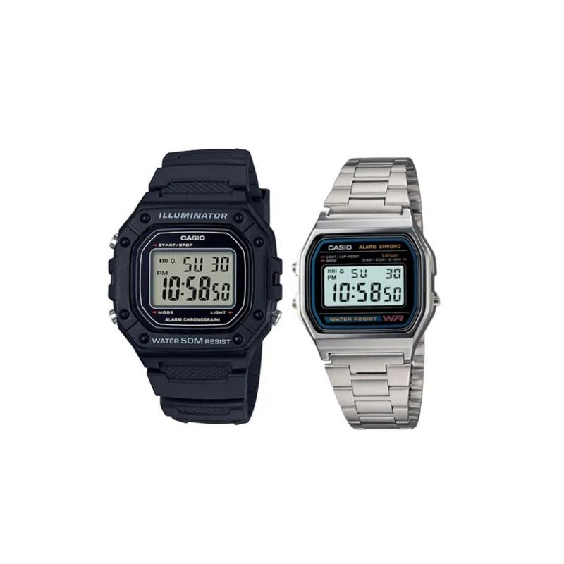 CASIO G-Shock W218H-1A W-218H-1A+A158WA-1
