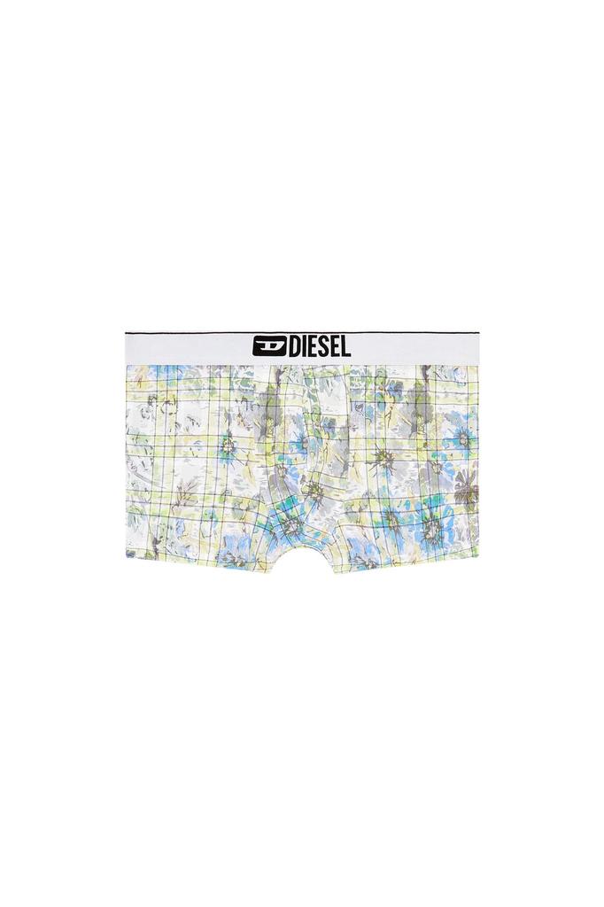 Diesel Men's DAMIEN Boxer Shorts, A177630LHBH, Medium, White/Brown, E6190