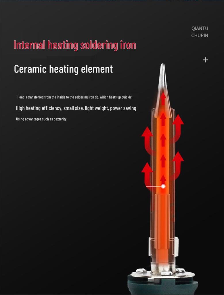 120W Digital Display Soldering Iron, Portable Welding Pen for Household Repair